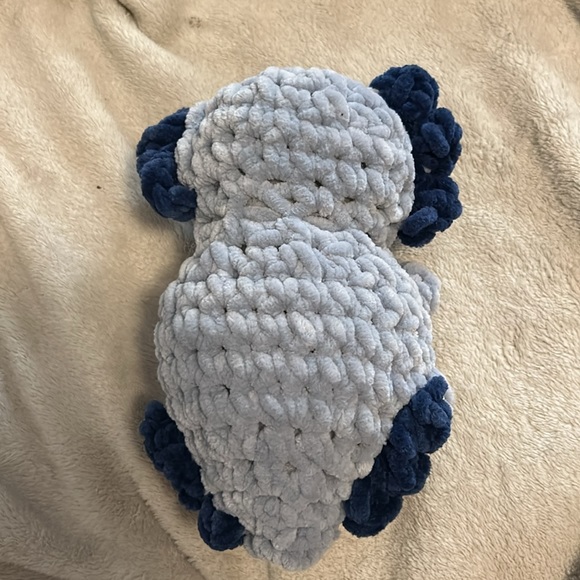 Crochet Axolotl Stuffed Animal - Picture 2 of 4